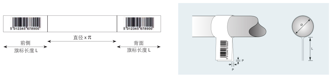旗标式贴标手臂4712